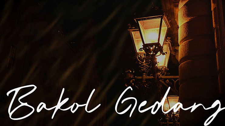 Bakol Gedang Font