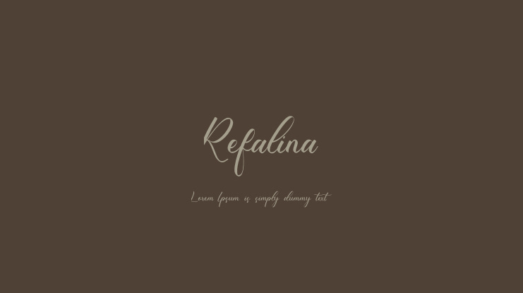 Refalina Font