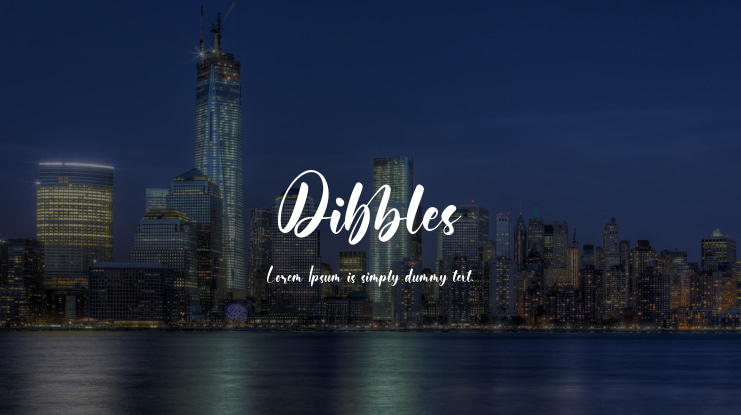 Dibbles Font