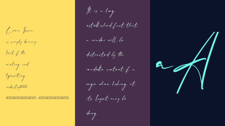 Milla Signature Font