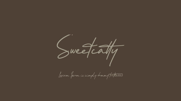 Sweetcatty Font