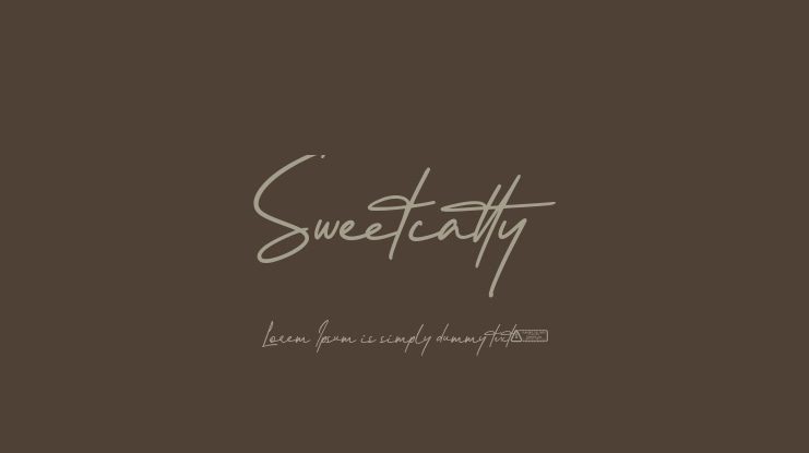 Sweetcatty Font