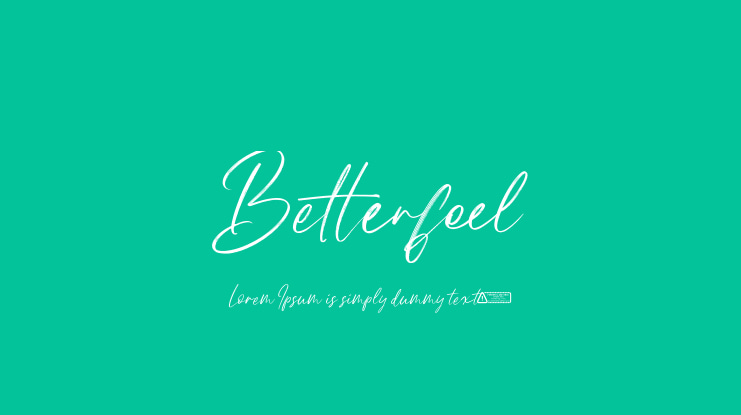Betterfeel Font