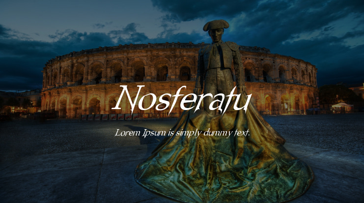 Nosferatu Font Family