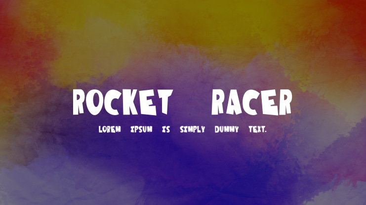 Rocket Racer Font