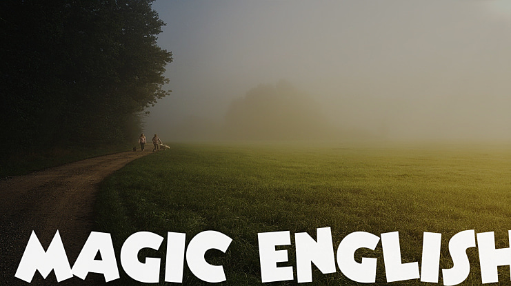 Magic English Font