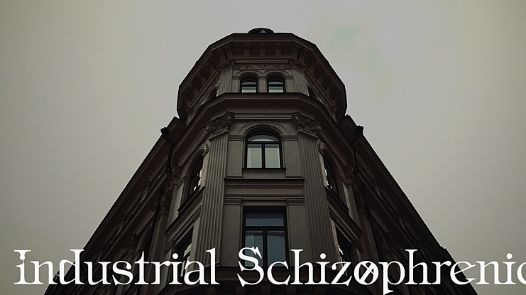 Industrial Schizophrenic Font
