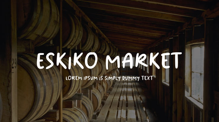 Eskiko Market Font