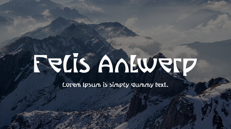 Felis Antwerp Font