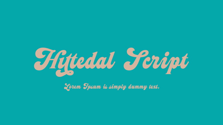 Hittedal Script Font