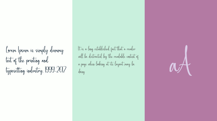 Molyani Signature Font