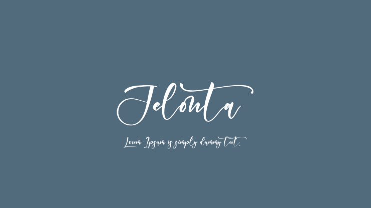 Jelonta Font