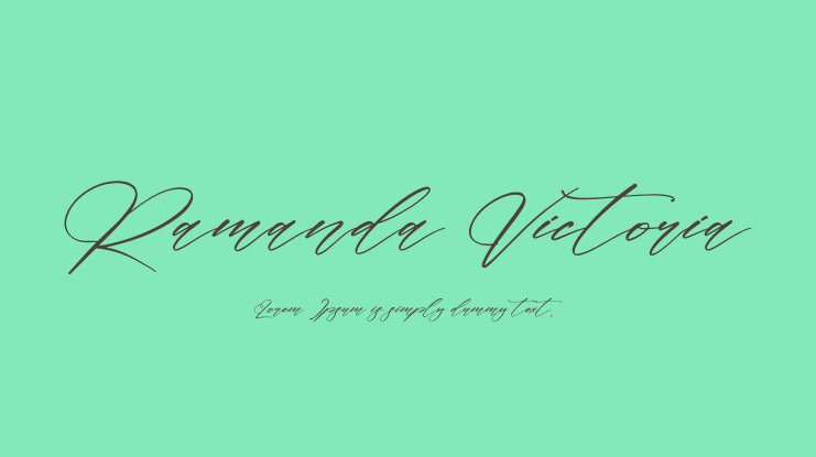 Ramanda Victoria Font