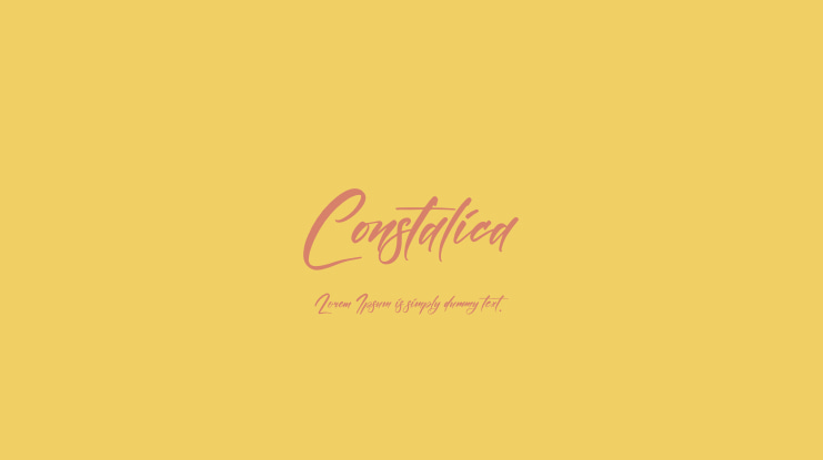 Constalica Font