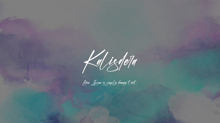 Kalisdera Font
