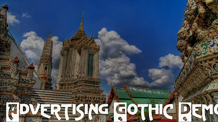 Advertising Gothic Font