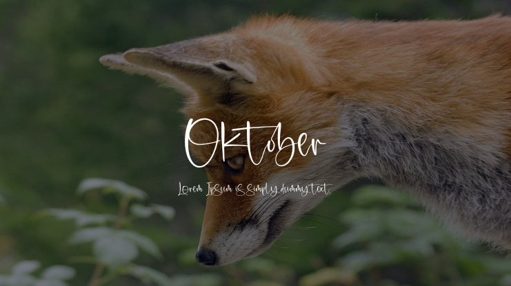 Oktober Font