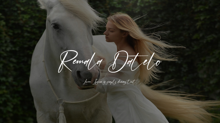 Remala Datelo Font