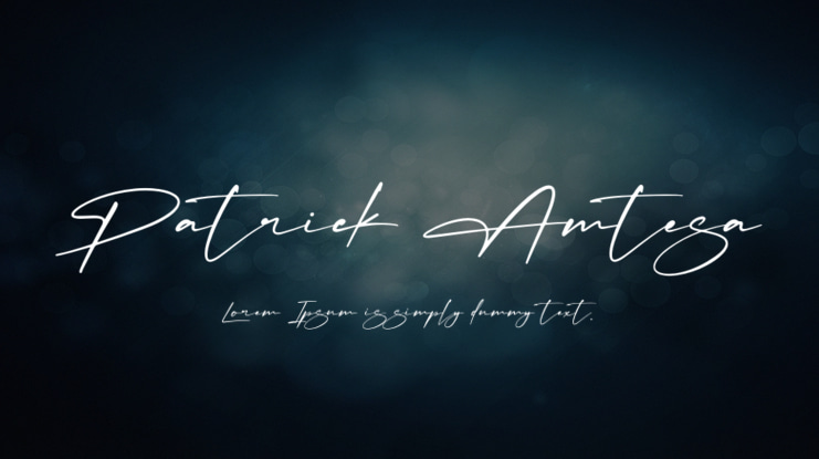 Patrick Amtesa Font