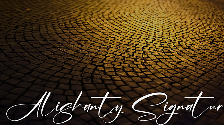 Alishanty Signature Font