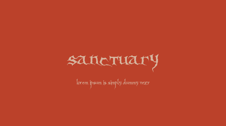 Sanctuary Font