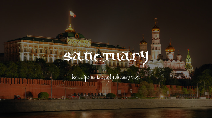 Sanctuary Font