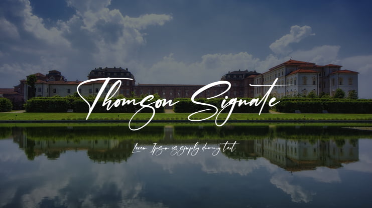 Thomson Signate Font