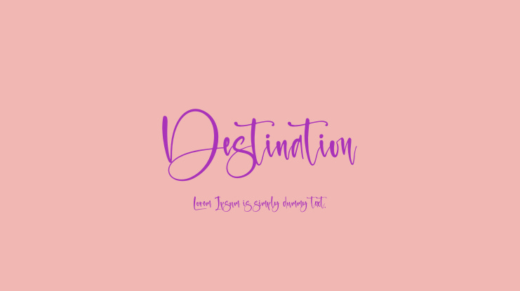 Destination Font