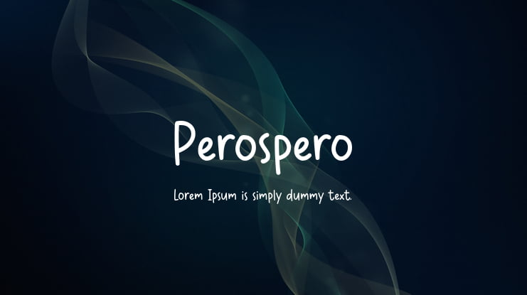 Perospero Font