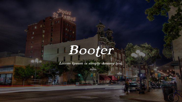 Booter Font Family