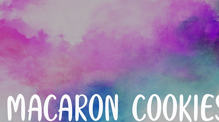 Macaron Cookies Font