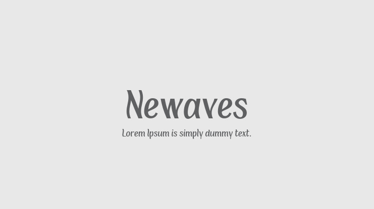 Newaves Font