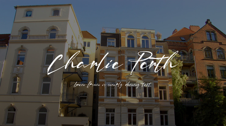 Charlie Perth Font