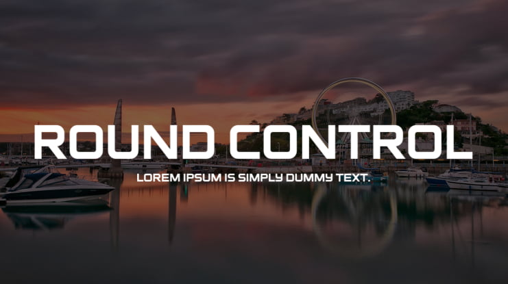 Round Control Font