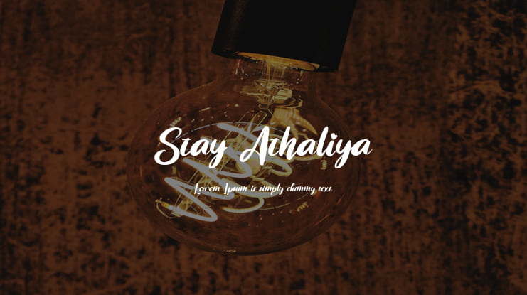 Stay Athaliya Font