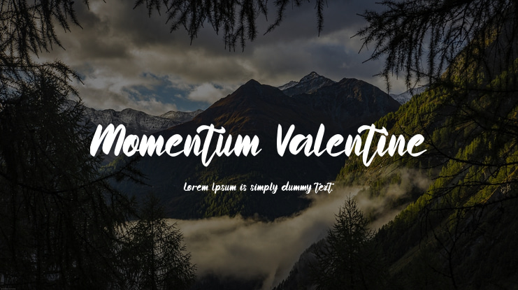 Momentum Valentine Font