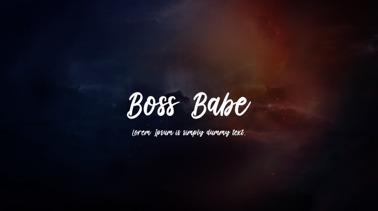 Boss Babe Font Family