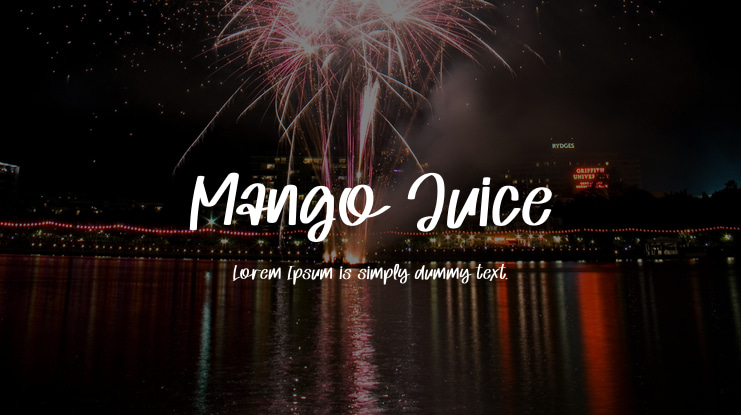 Mango Juice Font