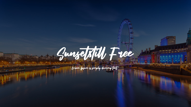 Sunsetstill Free Font