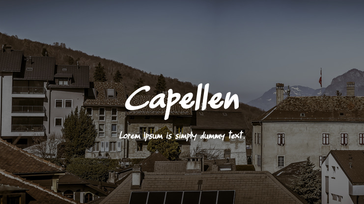 Capellen Font