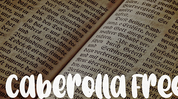 Caberolla Free Font