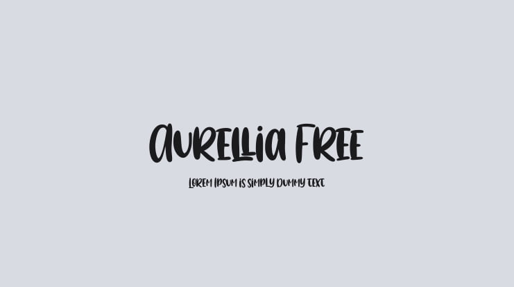 Aurellia Free Font