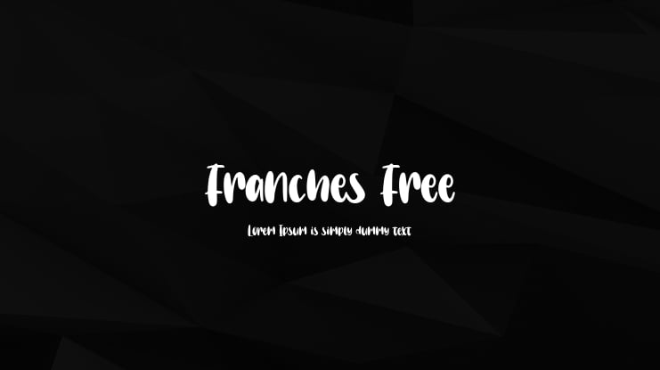 Franches Free Font