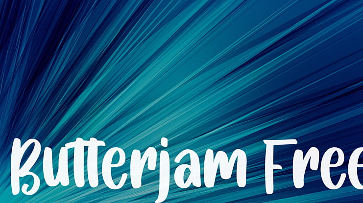 Butterjam Free Font