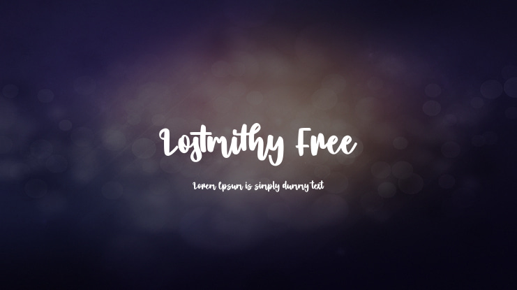 Lostmithy Free Font