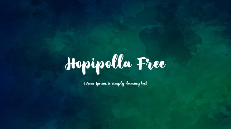 Hopipolla Free Font