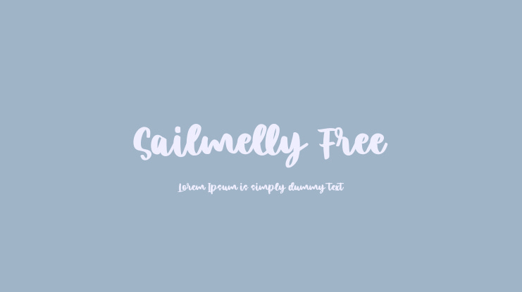Sailmelly Free Font