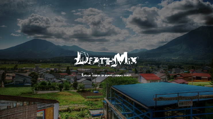 DeathMix Font
