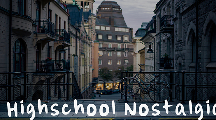 Highschool Nostalgia Font