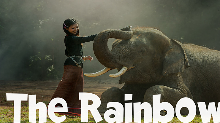 The Rainbow Font